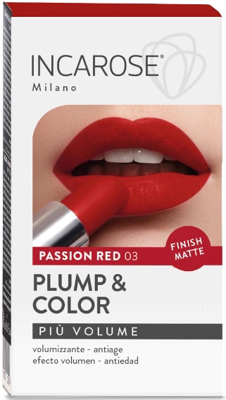 Incarose Milano Plump & Color — Passion Red 03
